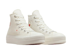 Tenis Converse Chuck Taylor All Star Lift Hi Egret Fever para Mujer
