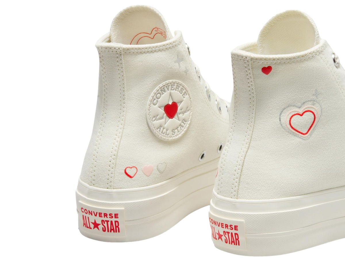Tenis Converse Chuck Taylor All Star Lift Hi Egret Fever para Mujer