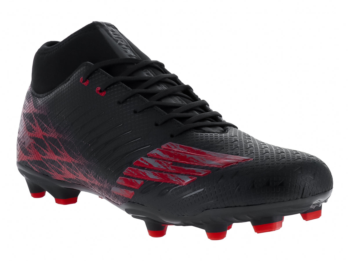 Tenis de Fútbol FURIA Negro con Rojo para Hombre