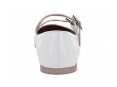 Zapatos Gabriela Charol Blanco para Niña
