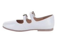Zapatos Gabriela Charol Blanco para Niña