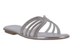 Sandalias Luna Rosa Plata para Mujer