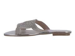 Sandalias Luna Rosa Color Plata para Mujer