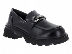 Zapatos Mocasines Roze Janfrin Negro para Mujer