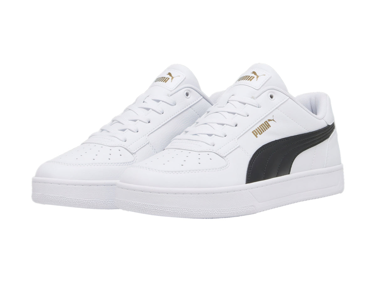 Tenis PUMA Caven 2.0 Blanco y Dorado para Hombre