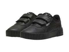 Tenis PUMA Carina 2.0 V Negro y Plata para Niña