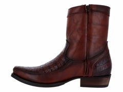 Botas IN MODA Imitación Cocodrilo Color Shedron para Hombre