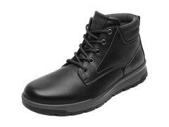 Botas Flexi de Cuero Negro para Hombre