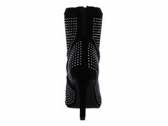 Botines Luna Rosa Negro y Plata para Mujer