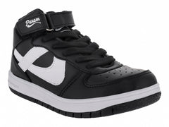 Tenis Panam Negro con Blanco para Niño