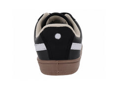 Tenis Panam Negro con Blanco para Niño