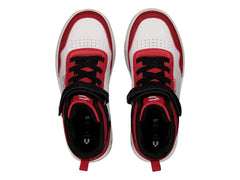 Tenis Charly Blanco Rojo Negro para Niño