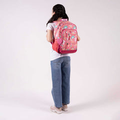 Mochila Escolar Chenson Happy Girl Rosa con Porta Tablet