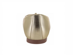 Zapatos Planos Senties Color Oro para Mujer