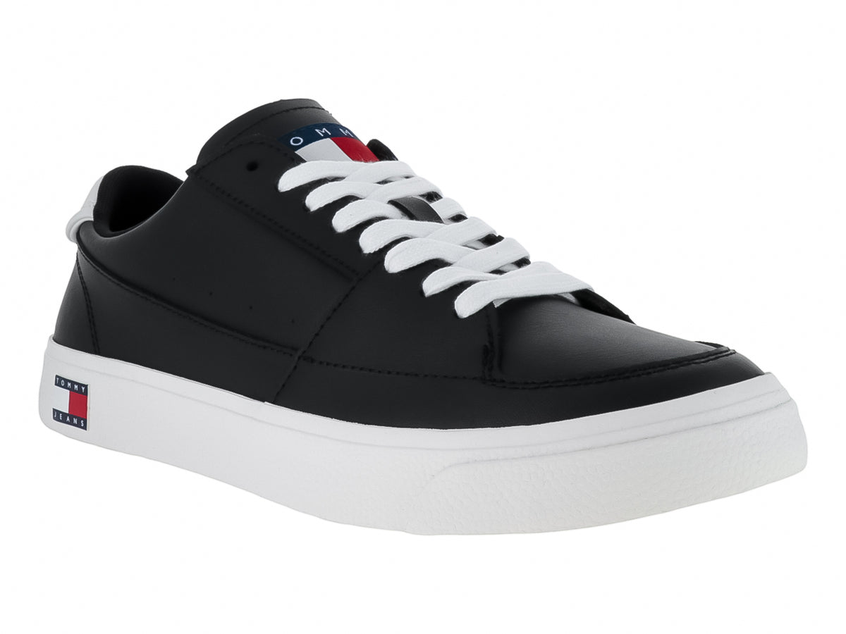 Tenis Tommy Hilfiger Vulcanized Ess Negro para Hombre
