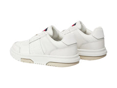 Tenis Tommy Hilfiger The Brooklyn Leather Ecru para Mujer