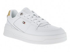 Tenis Tommy Hilfiger Essential Basket Ecru para Mujer