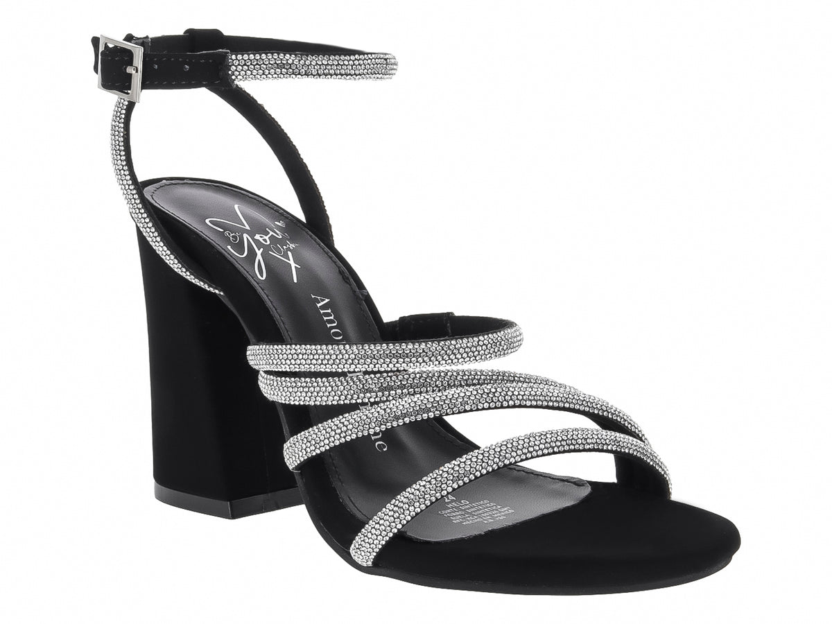 Zapatillas Abiertas Clasben Negro para Mujer