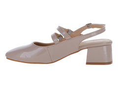 Zapatillas de Tacón Cuadrado Charol Clay Lady Paulina para Mujer