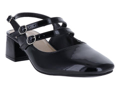 Zapatillas Lady Paulina Negro Charol para Mujer