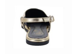 Zapatos Ballerinas Luna Rosa Oro y Negro para Mujer