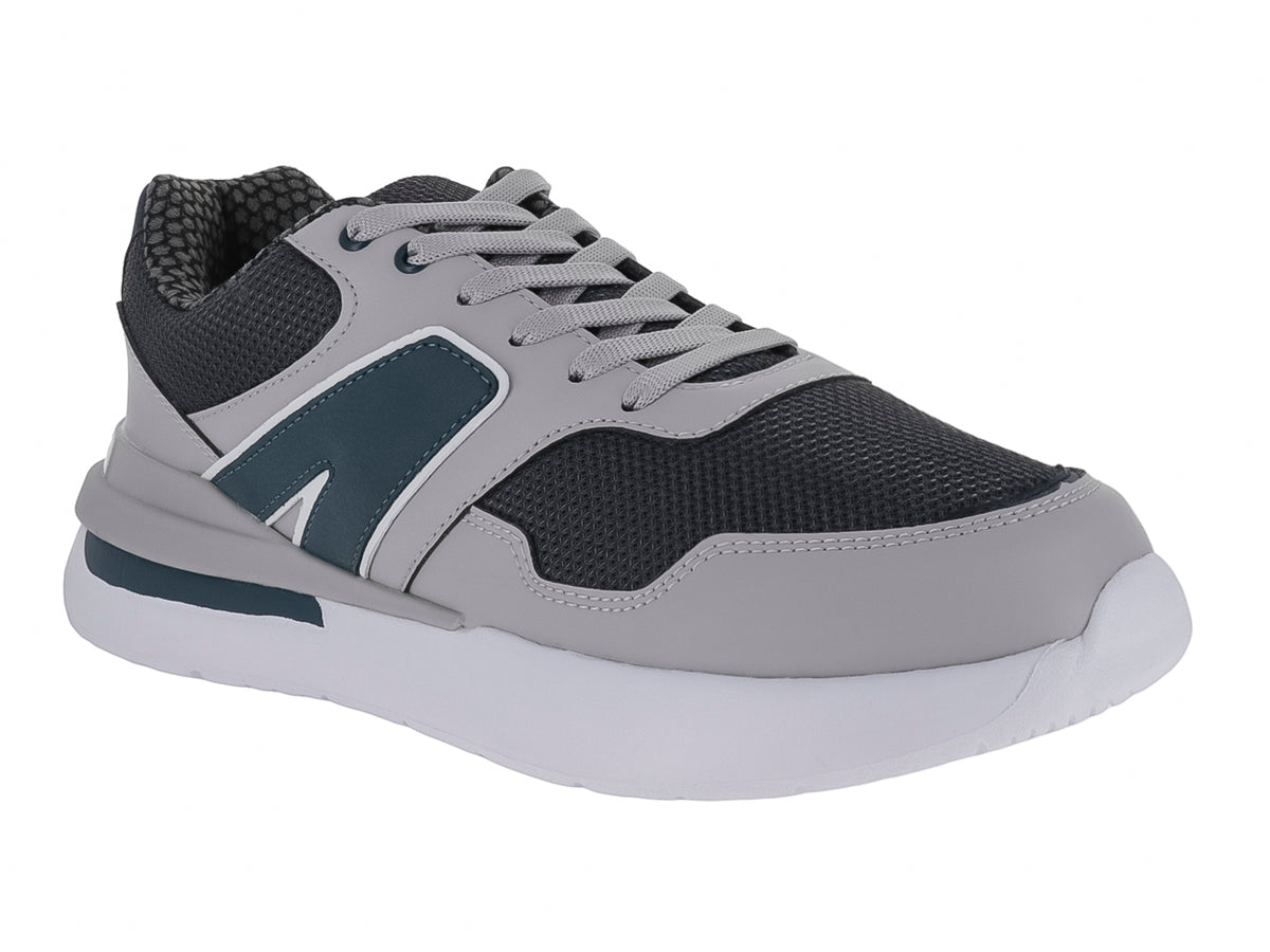 Tenis de Baloncesto Makena Oxford Gris para Hombre
