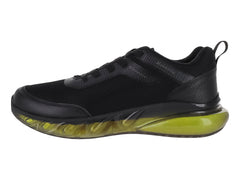 Tenis MAKENA Negro y Amarillo Neón para Niño