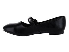 Zapatos Planos Luna Rosa Negro para Mujer