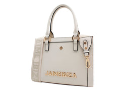 Bolso Satchel Jaime Ibiza Beige para Mujer