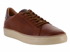Tenis Gino Cherruti Cuero Canela y Expresso para Hombre