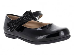 Zapatos Planos Tropicana Charol Negro para Niña