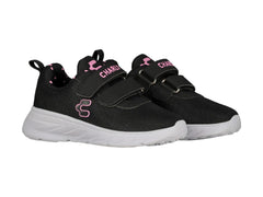 Tenis Charly Negro con Rosa para Niña