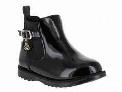 Botas Coqueta de Charol Negro para Niña