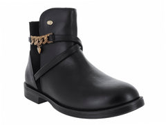 Botines Coqueta Negro para Niña