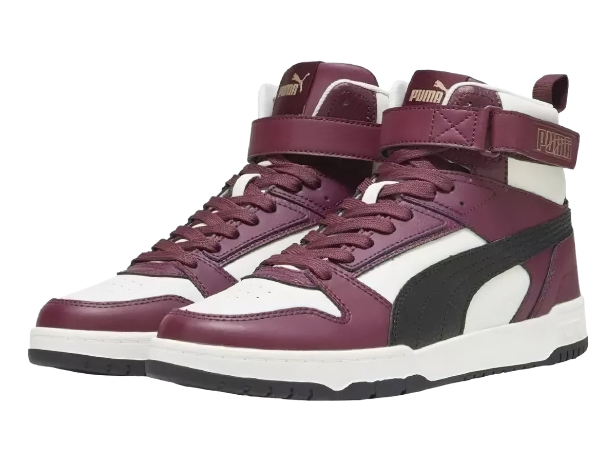 Tenis PUMA RBD Game Blanco, Azul Marino y Rojo para Hombre