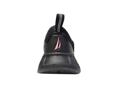 Tenis Nautica Negro Rosa para Niña