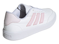 Tenis Adidas Courtblock Blancos con Rosa para Mujer