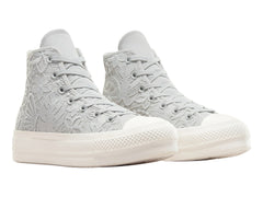 Tenis Converse Chuck Taylor All Star Lift Platform Gris para Mujer