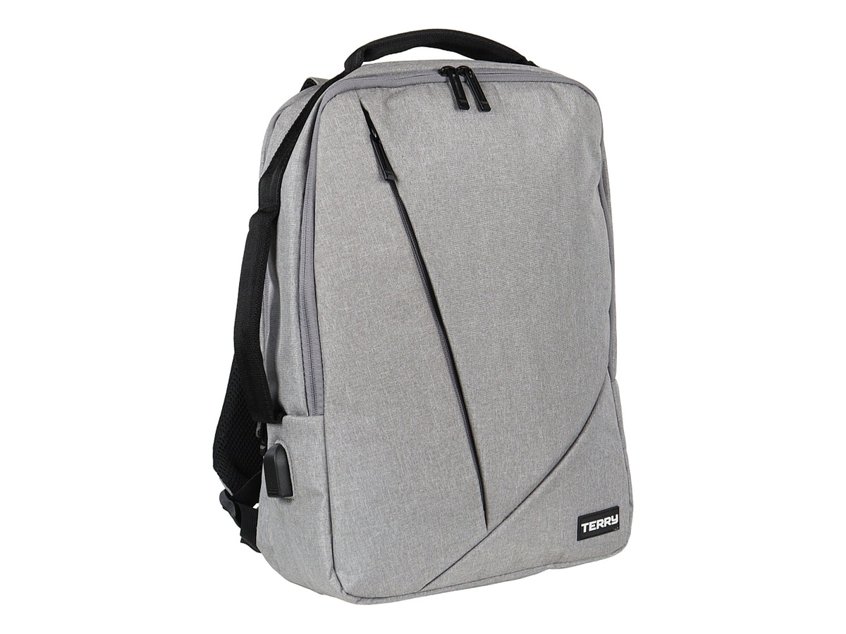 Mochila Terry Multifuncional para Laptop con Puerto USB