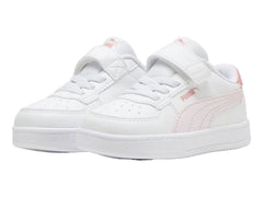 Tenis PUMA Caven 2.0 Blanco y Rosa para Niña