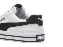 Tenis PUMA Court Classic Vulc Blanco y Negro para Hombre