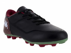 Tenis de Fútbol Kappa Negro y Verde para Niño