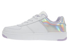 Tenis K-Swiss Salt 2 Blanco Iridiscente para Niña