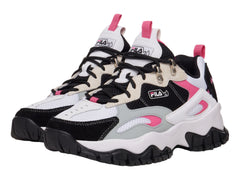 Tenis FILA Ray Tracer TR 2 Blanco, Negro y Rosa para Mujer