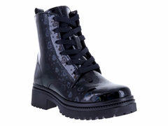Botas YUYIN de Charol Negro para Niña