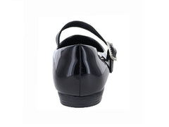 Zapatos Planos Ballerina Negro Charol ROZE para Mujer