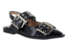 Flats Roze Negro para Mujer