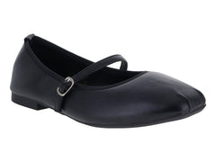 Zapatos Planos Roze Negro Mate para Mujer