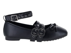 Zapatos Tianfa Flats Ballerina Roze Bf029 Para Mujer