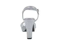 Sandalias Sary Plata Metálicas para Mujer